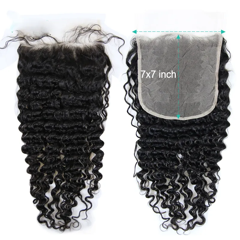 14in Premium Grade 7A Lace Closure Amazon.com : Liangya Hair Hd Closure 5x5 Straight Closure  main image 2