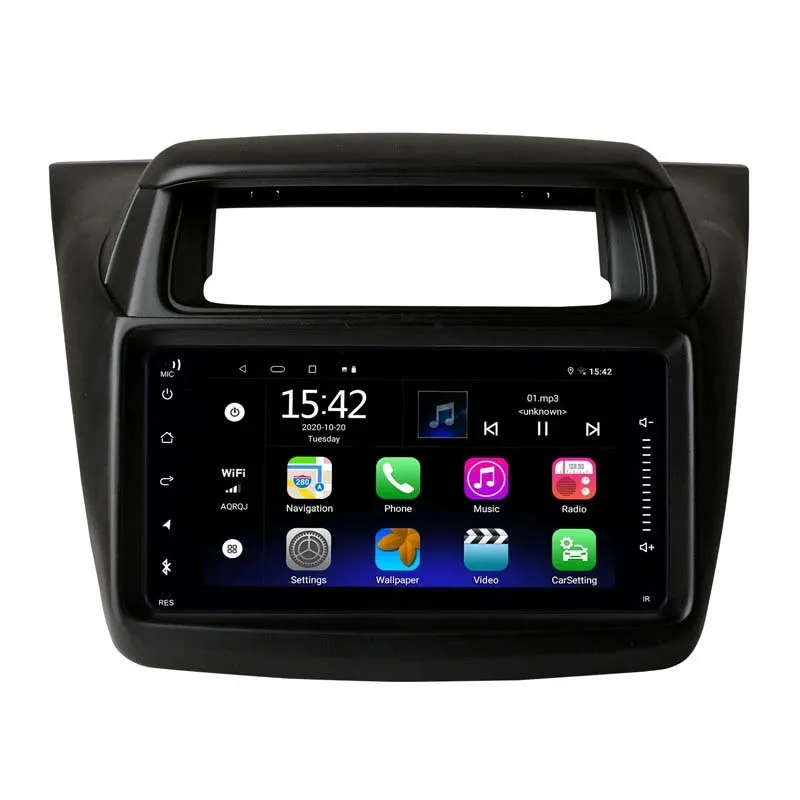 7-дюймовый Android 10.0 2 + 32G IPS CAR DVD Radio Stereo Player Head Build GPS для системы Mitsubishi Pajero Sport Triton-2014 с WiFi