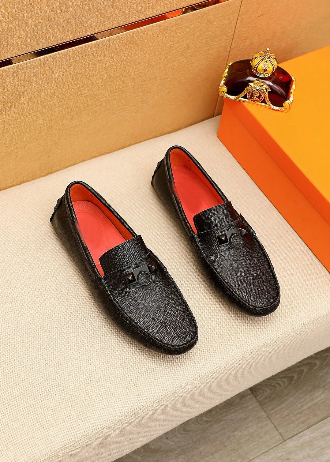 H and discount m loafers mens