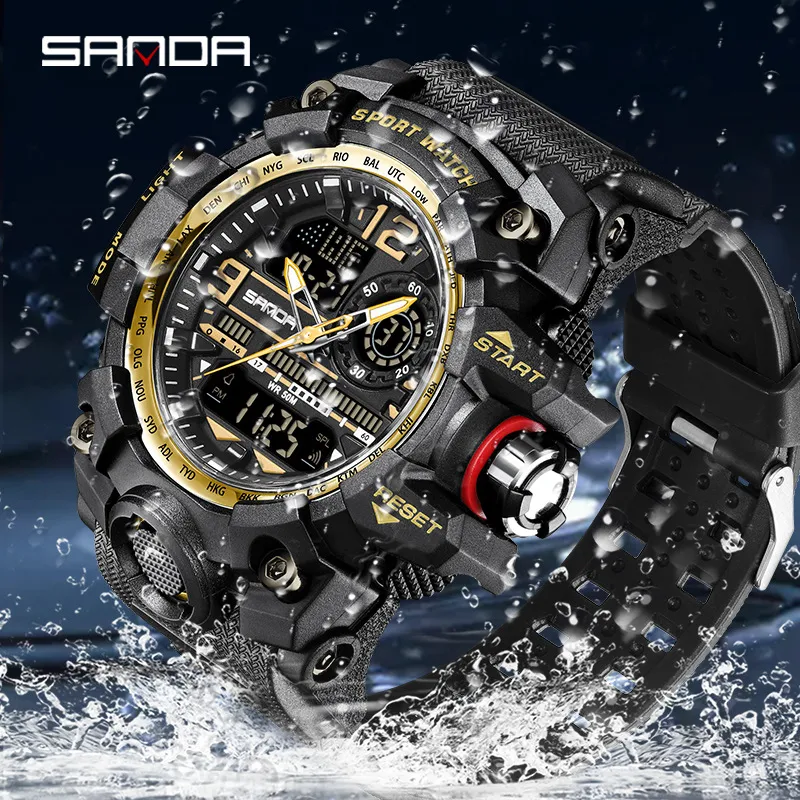 Reloj Para Hombre Estilo G Relojes Deportivos A Prueba De Agua S