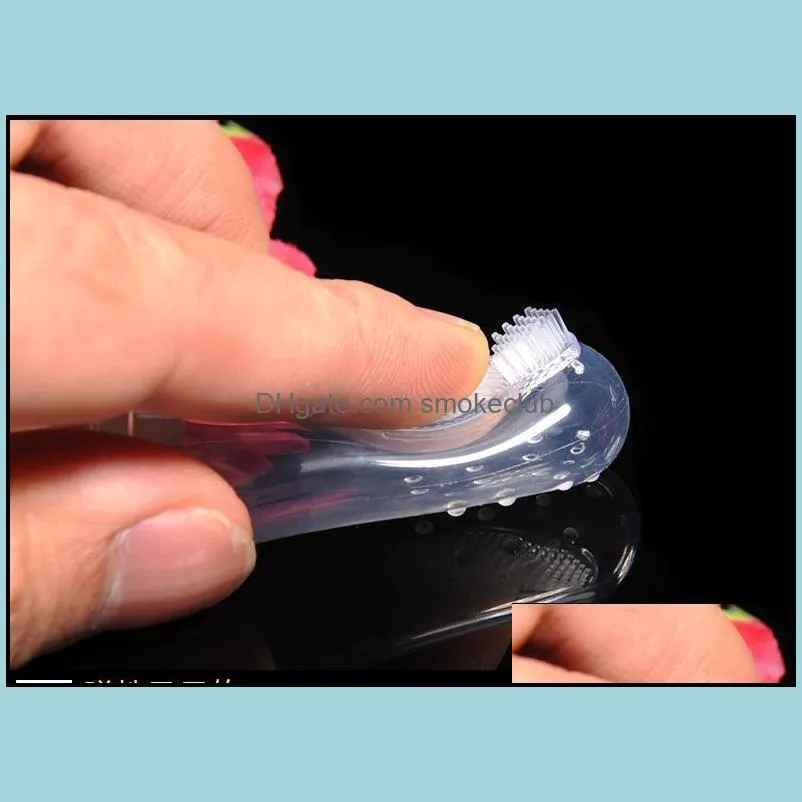 Super Soft Pet Finger Toothbrush Teddy Dog Brush Addition Bad Breath Tartar Teeth Care Dog Cat Cleaning Supplies