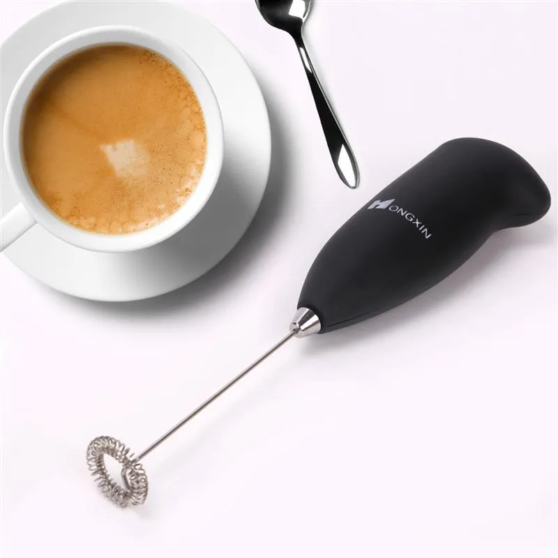 1pc Electric Milk Frother Kitchen Drink Foamer Whisk Mixer Stirrer Coffee  Cappuccino Creamer Whisk Frothy Blend Whisker Egg Beater