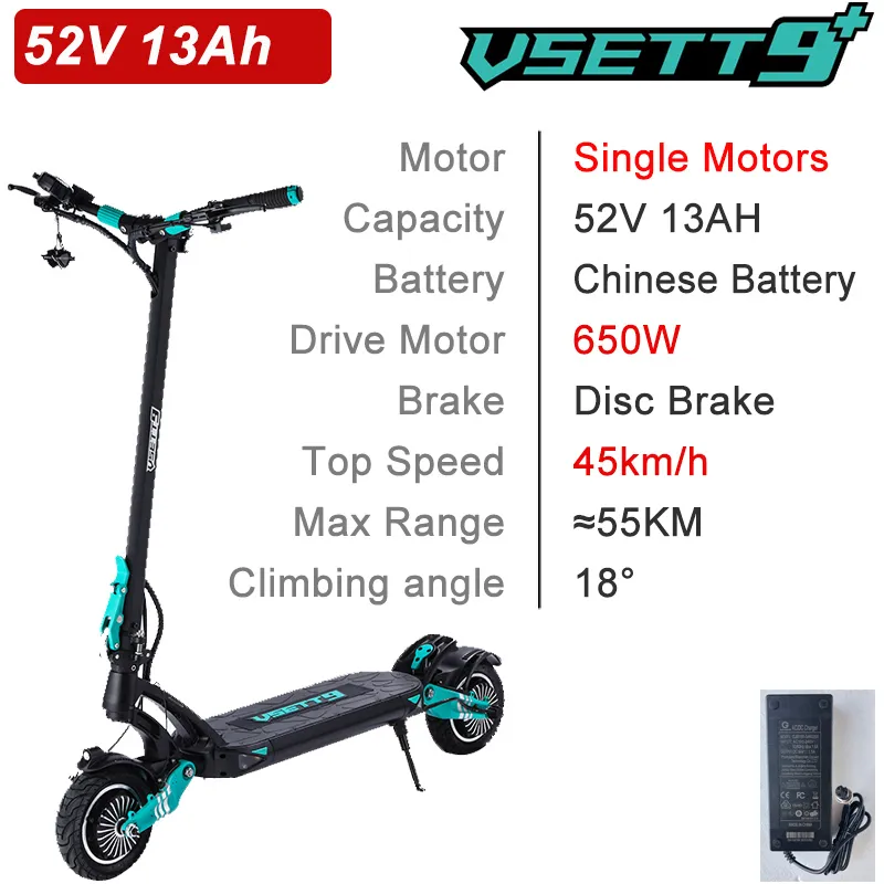 VSETT9+/9 PLUS Upgraded Off Road Tx85 Pro Electric Scooter With Dual