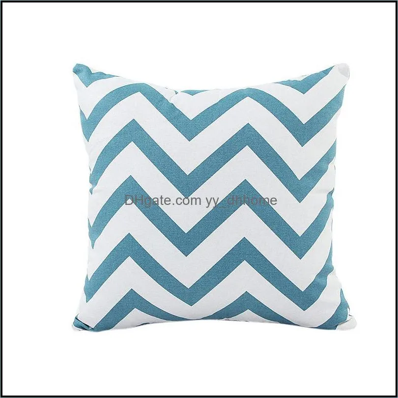 Home decor Car Bed Decorative Scandinavian Wavy Patterns Pillow Case Cushion Cover Decorative Pillows for Sofa