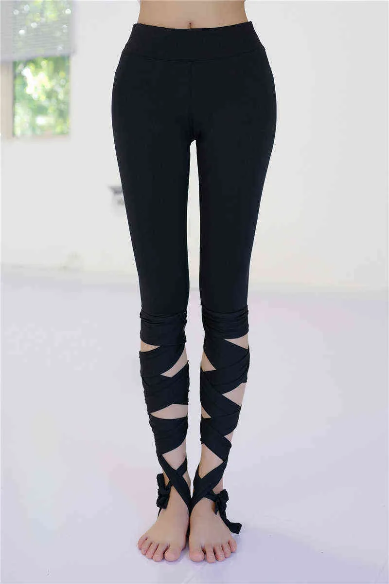 High Waist Ballerina Yoga Spandex With Side Cross Straps For Women P1612 H1221 From Mengyang10 11.96 DHgate.Com
