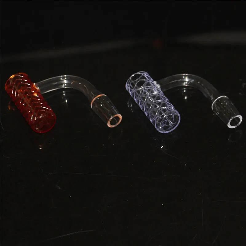 Terp Slurper Quartz Banger Smoking 14mm 10mm Male Joint Bangers 45 90 Degree Luminous Glowing Pearl Bead Pill Kit glass bowls