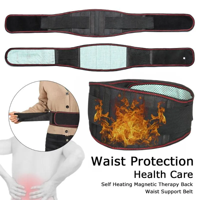Soins de santé de sécurité d'accessoires de sports de soutien de taille avec la protection lombaire de ceinture de bande de massage de plaque d'acier