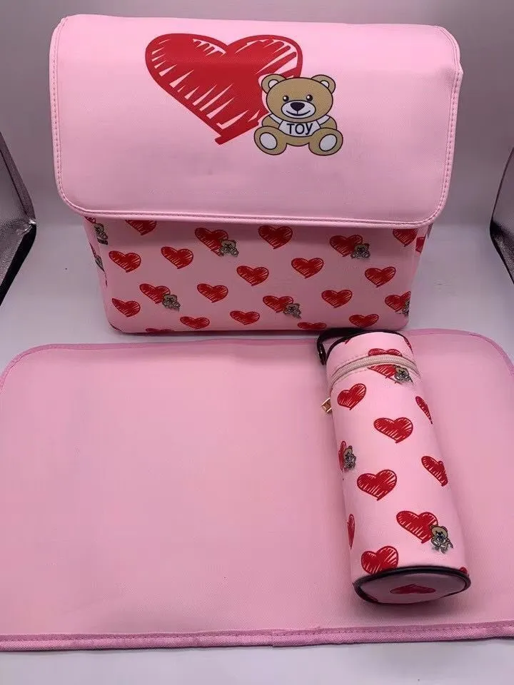 borsa per mummia per bambini di grande capacità maternità zaino da viaggio per pannolini borsa per allattamento per la cura del bambino borsa alla moda da donna