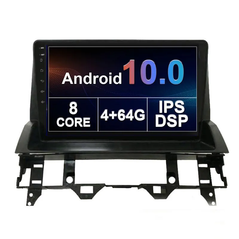 Android 10 Car DVD-spelare för MAZDA 6 2004 2005 2006-2010 System Autoradio GPS-navigering Multimedia 2.5d IPS sreen