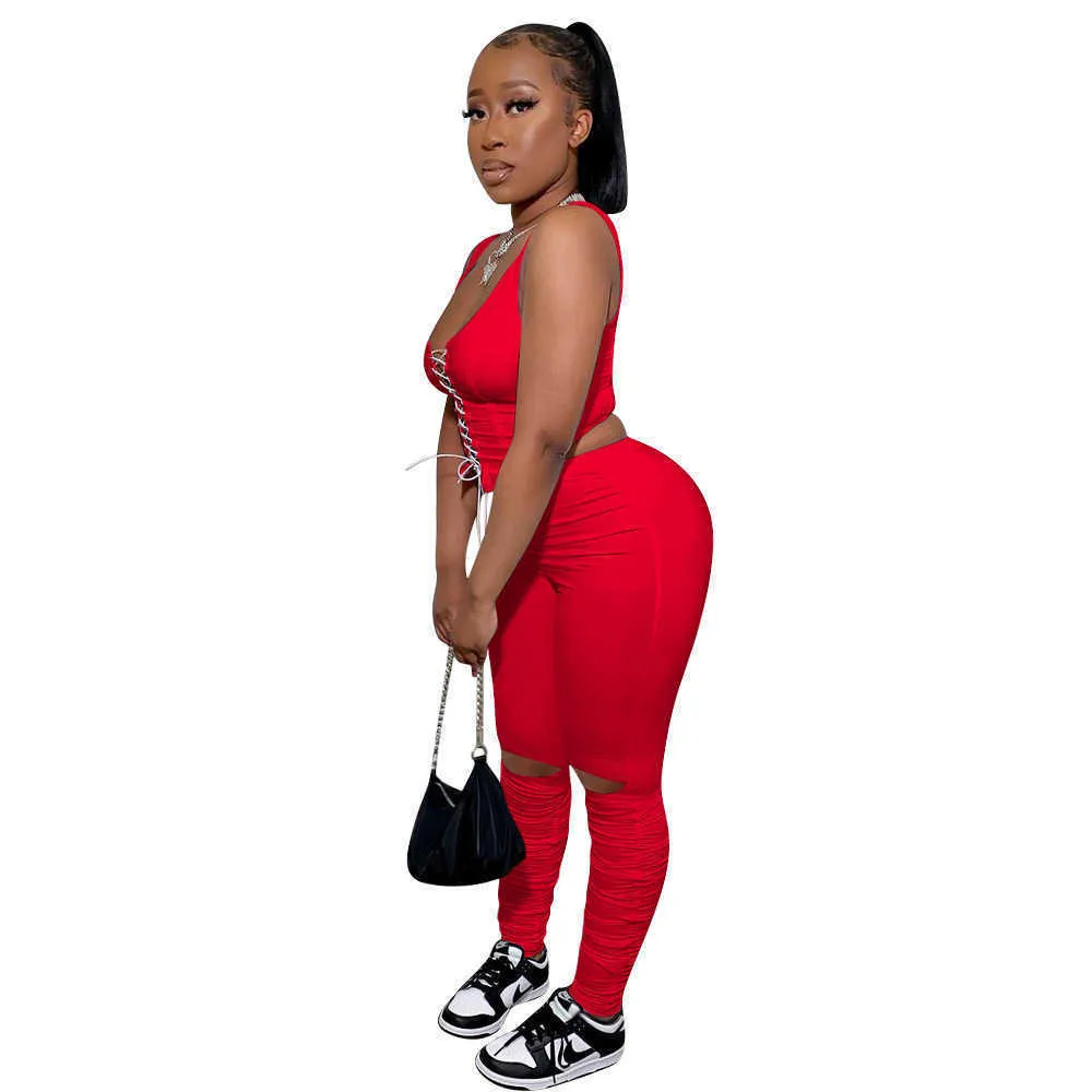Pantalones De Dos Piezas De Verano Para Mujer Traje Largo Trajes De Chandal Traje Para Correr Traje Sexy Con Tirantes Ropa De Talla Grande De 11 25 DHgate