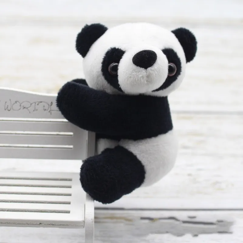 Mini Plush Panda Doll Curtain Clip Keepsakes Bookmark Clips Small Toy Dolls Foreign Affairs Gifts 20220112 H1