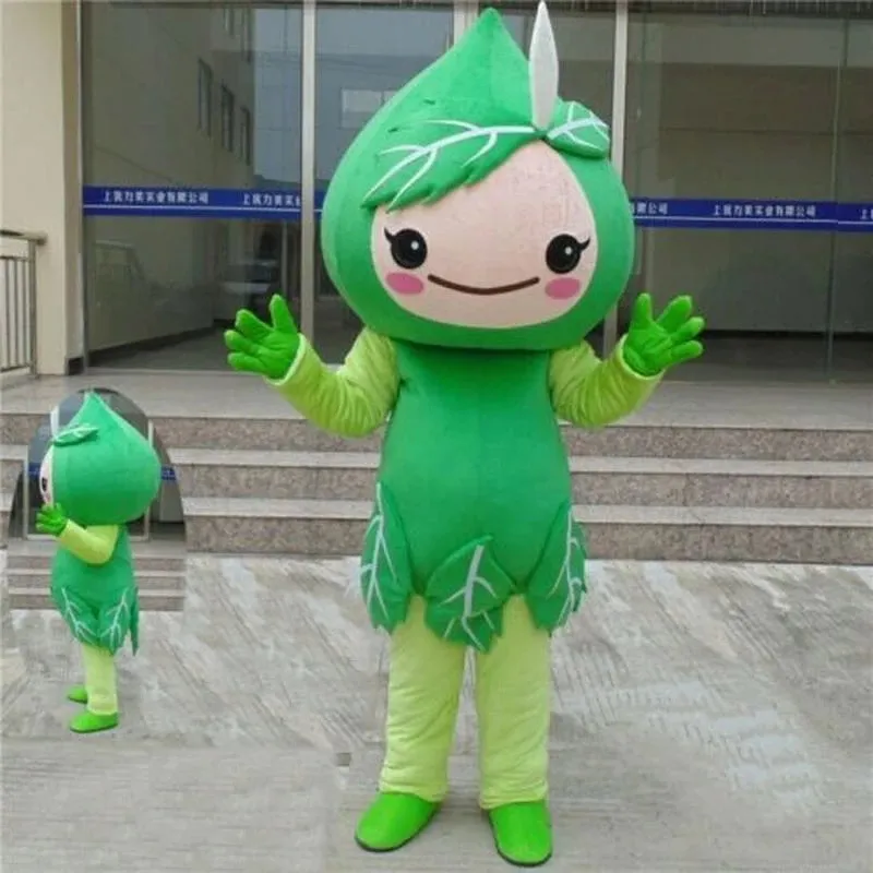 Halloween Zielone Warzywa Maskotki Kostium Wysokiej Jakości Cartoon Pluszowy Anime Tematu Charakter Dorosły Rozmiar Boże Narodzenie Karnawał Birthday Party Outfit Outfit