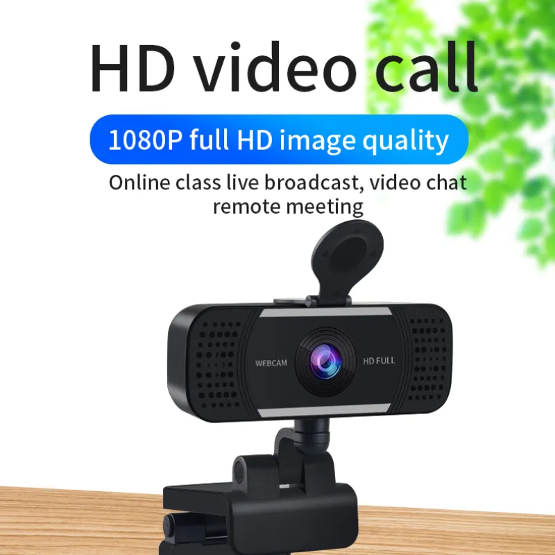 Mikrofon ile Bilgisayar W18 1080 P USB Ücretsiz Drive 4 K Konferans Canlı HD Kamera Webcam