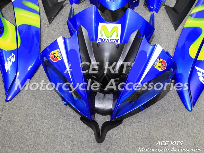 새로운 ABS 오토바이 페어링 FIT YAMAHA YZF R6 2009 2011 2011 2013 2014 2015 R6 08-15 모든 종류의 색상 NO.1389