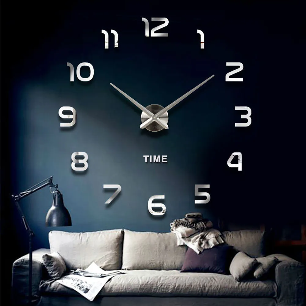 Large 3D Acrylic Mirror Wall Clock Sticker with Quartz Mechanism for Living Room Decoration from Dhgate Wall Clocks - price 37.39 | Wall Clock Clocks Wall Home Decor Living Room Luxury 3D Mirror Sil | ソムリエナイフ | LHD8QER