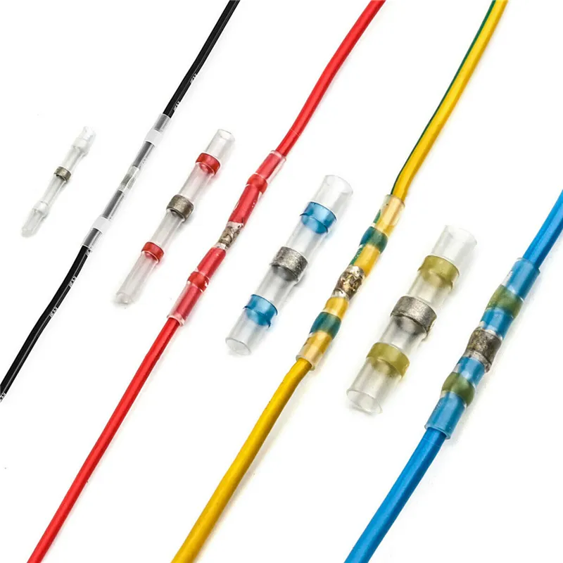 150 PCS Solder Seal Wire Connector Kit Qibaok Heat Shrink Butt Terminal Waterproof Insulated Electrical Butt Splice For Automotive Marine - View #6