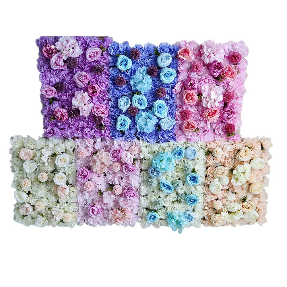 Artificial Rose Flower Wall DIY Decor Kit Wedding Backdrop, Window