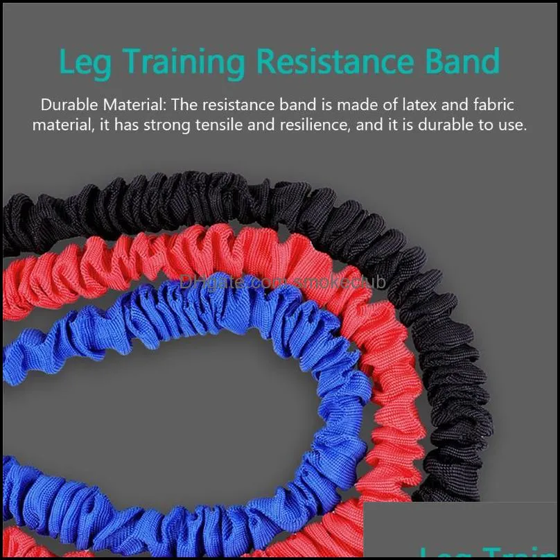 Speed Agility Exercise Tool Stretching Strap Resistance Band Football Player Latex Running Leg Training Taekwondo Fitness Bands