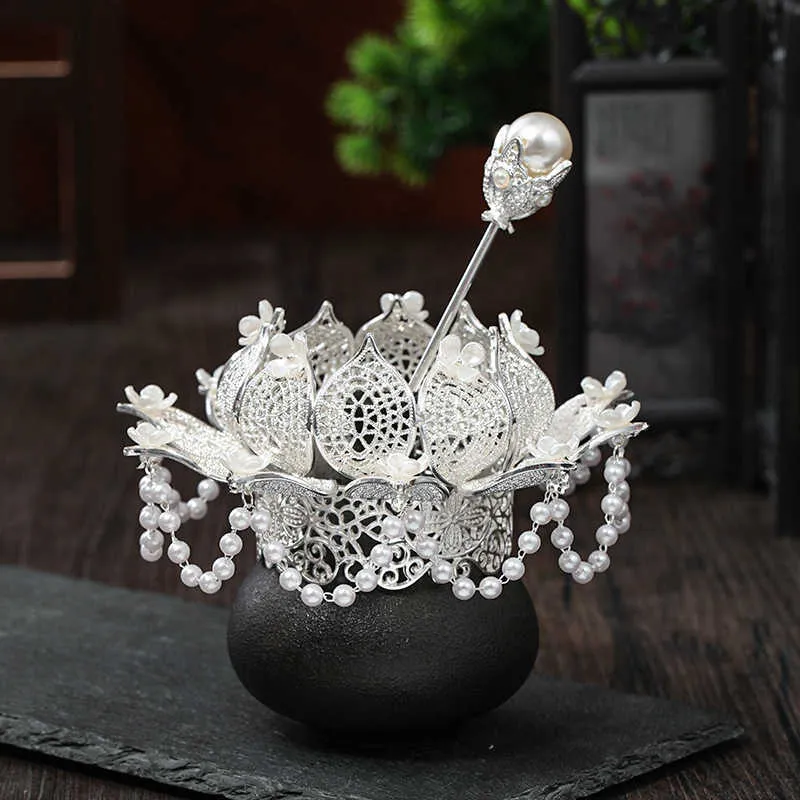 Retro Metal Hair Stick Set With Bun Holder, Cuff, And
