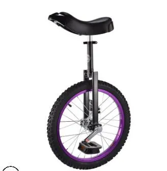 El arabası tekerlek bisiklet unicycle bisiklet scooter sirk bisiklet gençlik yetişkin denge egzersiz tek tekerlek bisiklet alüminyum tekerlek