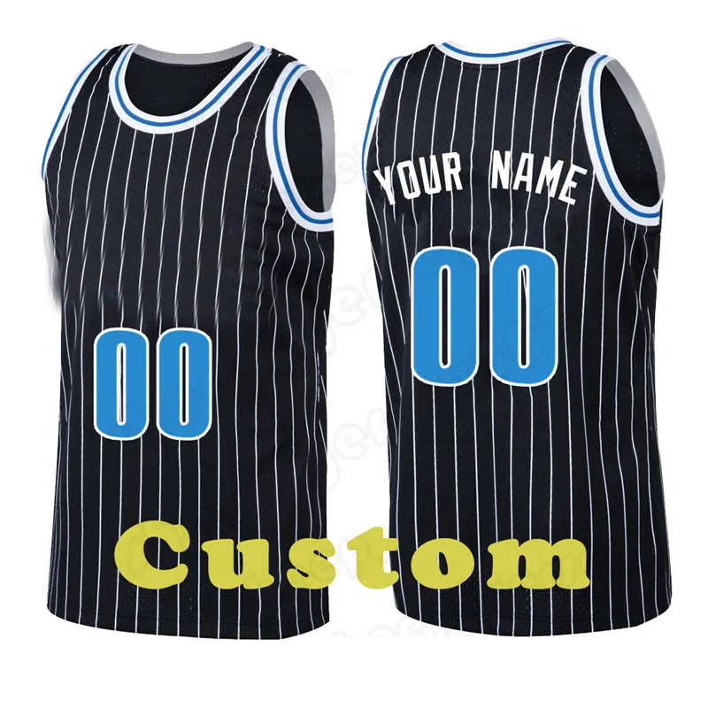 Mens Personalizado DIY Design Personalizado Rodada Pescoço Equipe Basquetebol Jerseys Homens Esportes Uniformes Costura e Impressão de Nome e Número Stripes De Costura 43