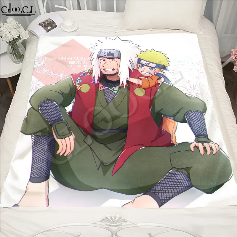 CLOOCL Blankets Anime NARUTO Jiraiya 3D Print Casual Style Air