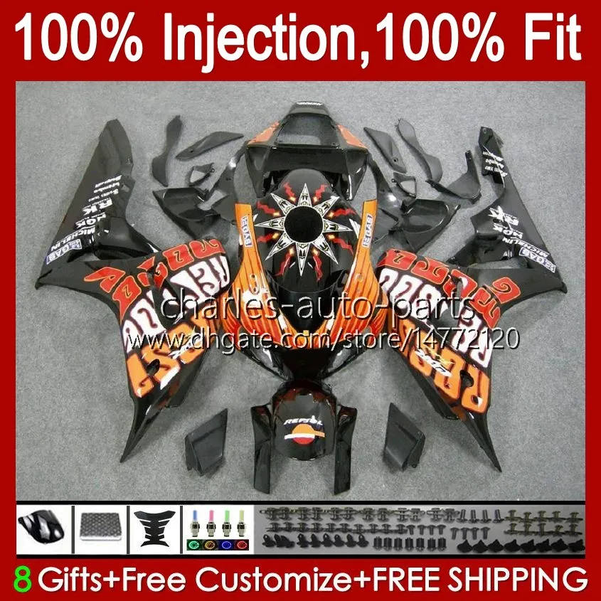 100 % passende Spritzgussform für Honda Karosserie CBR 1000 RR CC 1000RR 1000CC 06–07 Karosserie 59Nr