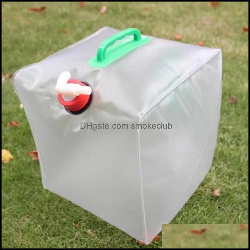 Outdoor Bags 1PCS 10L/20L Folding Drinking Water Bag Camping Storage Containers