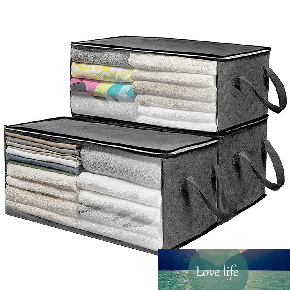 Grand Portable pliant sous lit couette couverture maison vêtements livre sac de rangement boîte organisateur garde-robe