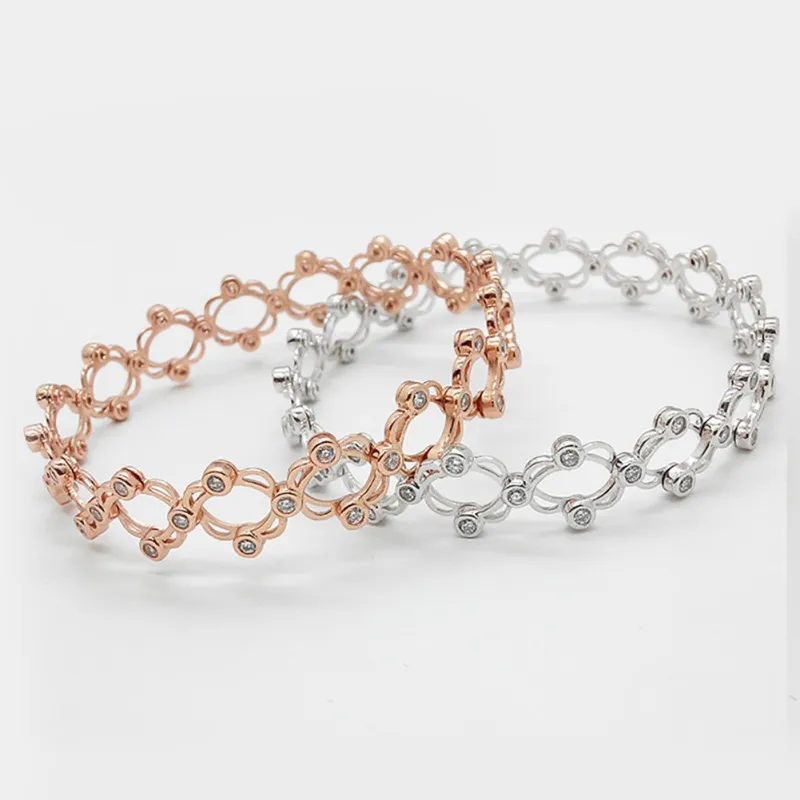 Wonderlife 2 in 1 retractable ring bracelet Iced Out Hip Hop Jewelry for Women and Men Telescopic Change Girlfriend Gift