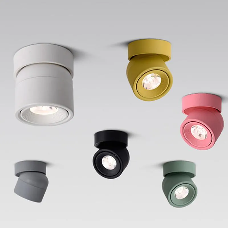 Downlights Aufbaustrahler 7W Gang Haushalt Moving Head Deckeneinbauleuchte Farbe Shell Macaron Licht