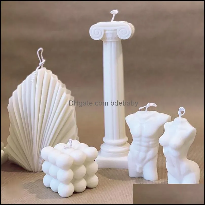 Craft Tools Coral Shell Candle Mold Silicone Handmade Soap Diy Resin Making 3D