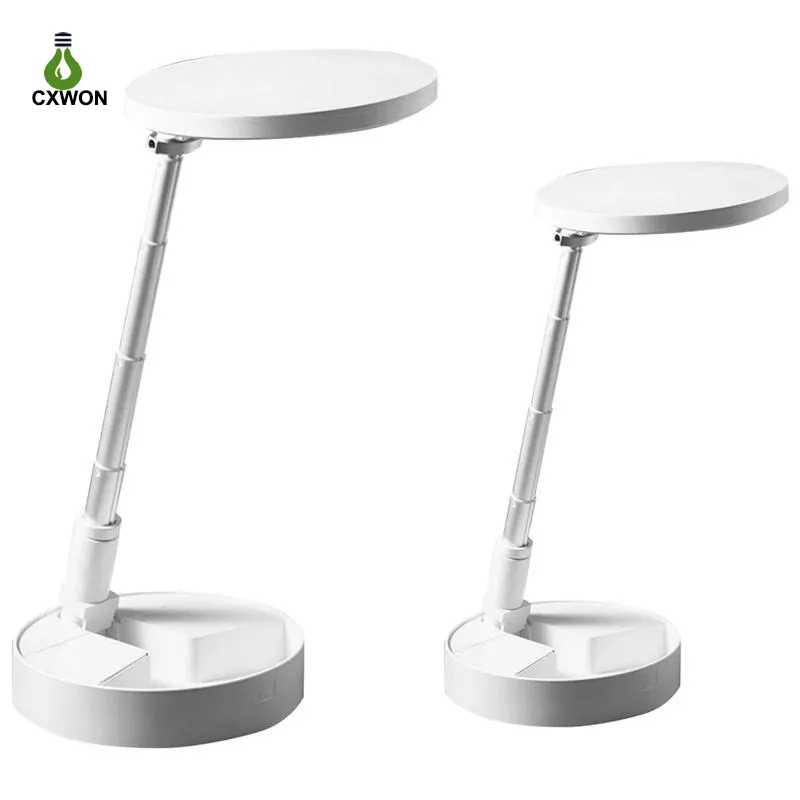 Portable Adjustable Reading Lamp USB Rechargeable 5 Brightness RA 90 Desk Lamp Foldable Table Light Night Light