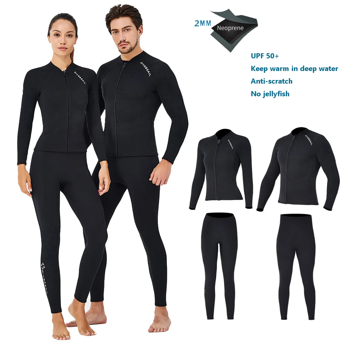 Pantalones de Neopreno para Buceo, , Snorkel, Natación, Traje