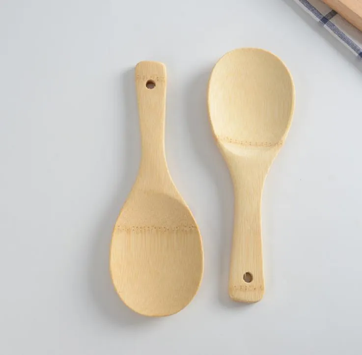 2-Pack Bamboo Rice Paddles - Natural Wood Spatulas For Rice Cookers & Non-Stick Pans - View #7