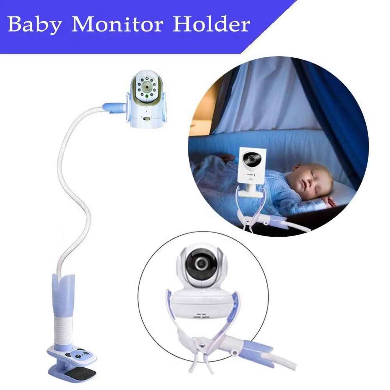 Baby Monitor Houder Camera Multifunctionele Universele Telefoon Video Monitor Stand Lazy Cradle Lange Arm Verstelbare Wall Mount Shelf H1125