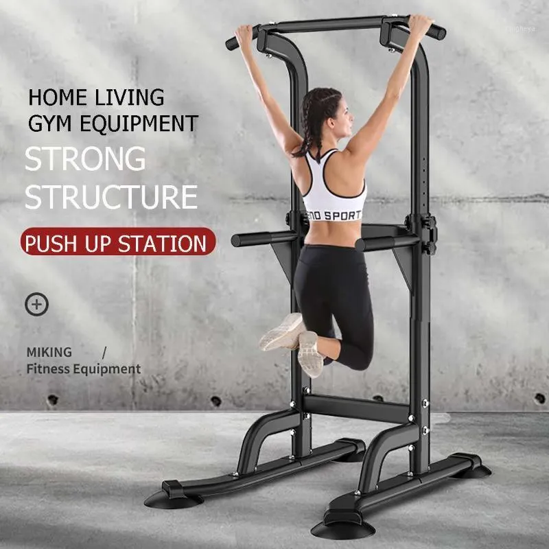 Barra per trazioni regolabile Barre orizzontali Multifunzione Stazione di allenamento sportivo Power Tower Home Gym Attrezzature per il fitness