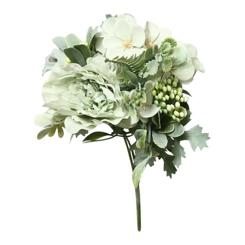 Decoratieve bloemen kransen multicolor kunstmatige nep plastic plant thuistuin bruiloft decor modieus en stijlvol ontwerp lichtgewicht m