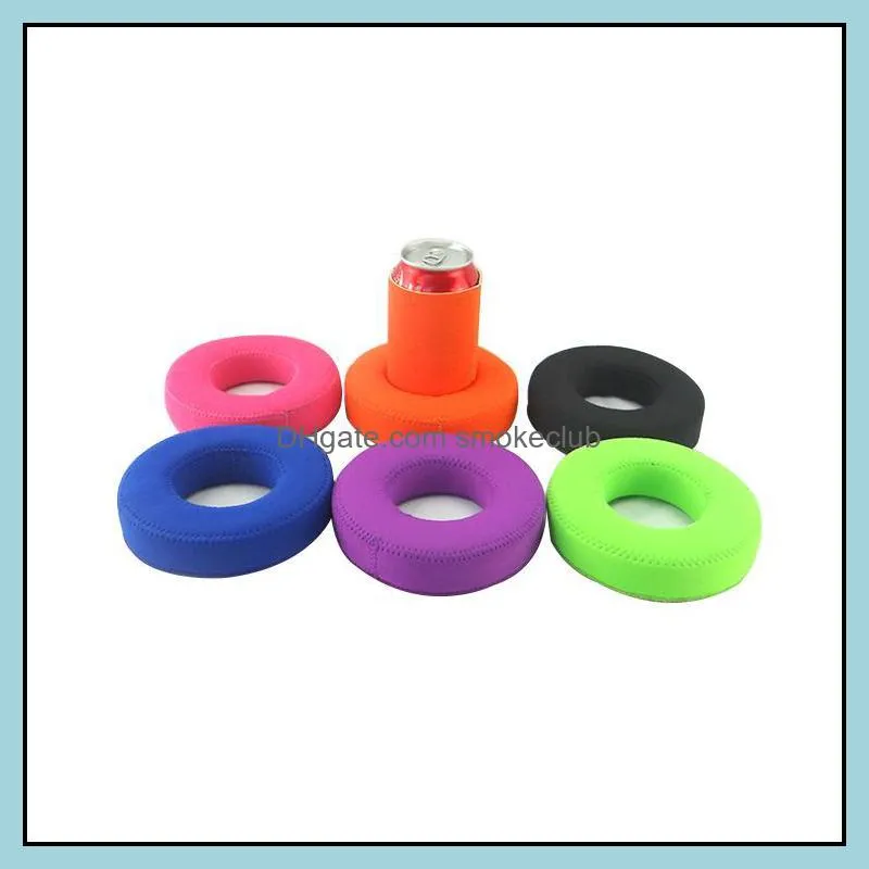 Waterproof Neoprene Beer Holder Storage Bags Stubby Floating Can Cooler Sleeve for Pool Party RRD6779