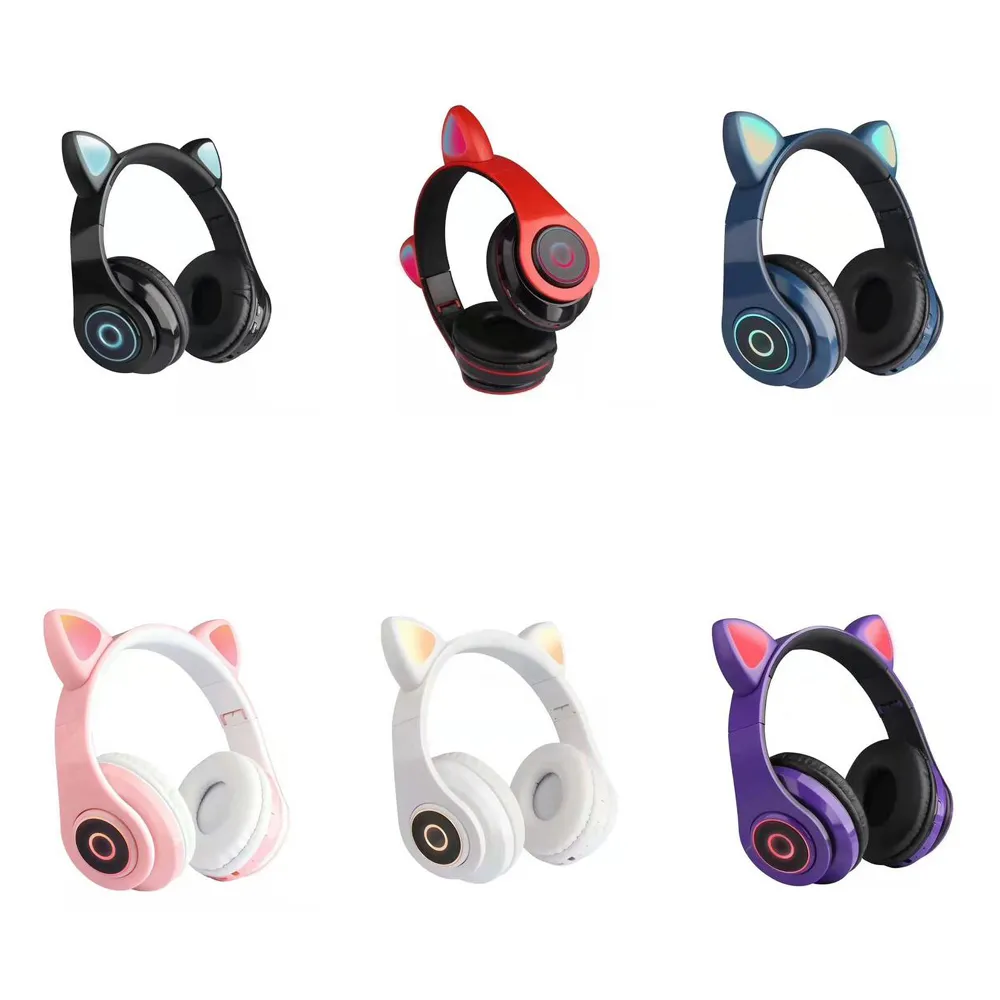 Acquistare LED Cat Ear Noise Annullamento Cuffie Bluetooth 5.0 Giovani  Bambini Cuffie Bambini Supporto Cuffie TF Scheda TF 3.5mm Spina Con  Microfono i Economico | Consegna Veloce E Qualità | It.Dhgate
