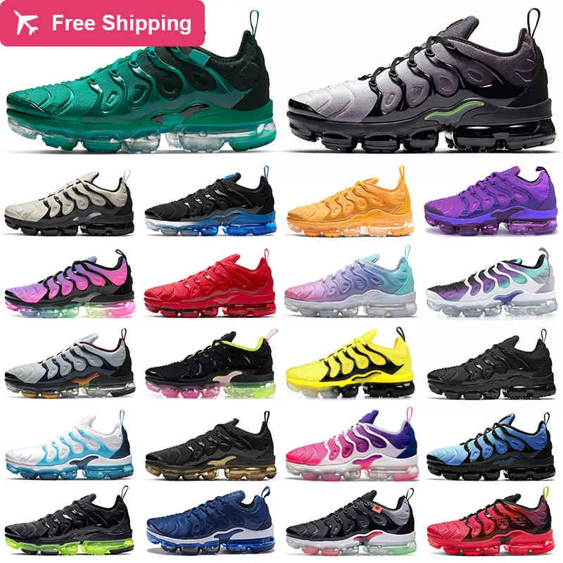 Jogging Goedkoper TN Plus Running Schoenen Mannen Dames Zwart Royal Atlanta Coquettish Purple Pastel TNS Mens Trainers Outdoor Sports Sneakers Groothandel