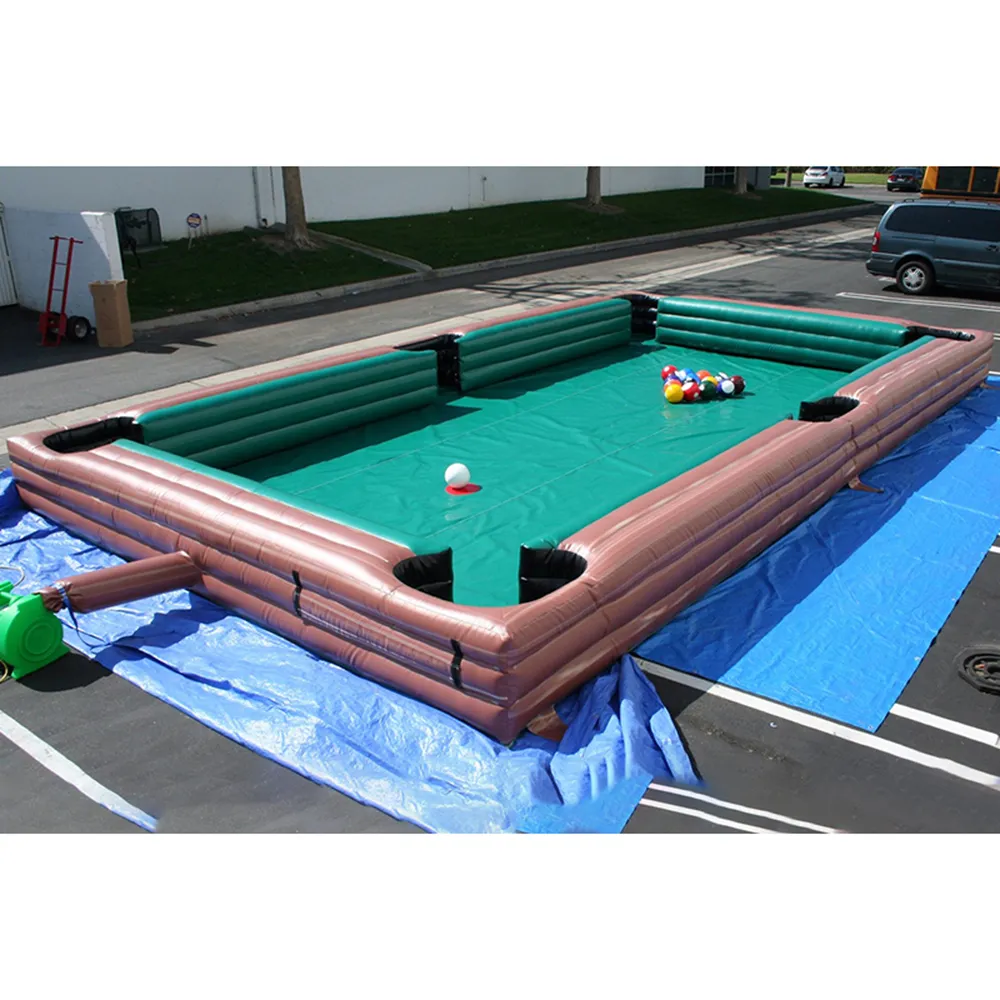 Campo De Fútbol Inflable Juego De Billar De Fútbol: Mesa De Billar De ...