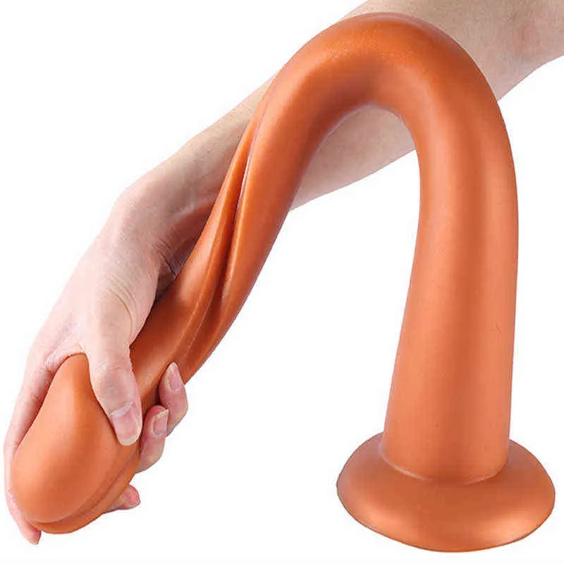 NXY Dildos Ny trend Snake Anal Dildo Sexleksaker för kvinnor / Män Long Plug Big Dilator Vaginal Faloimetor Women 1120