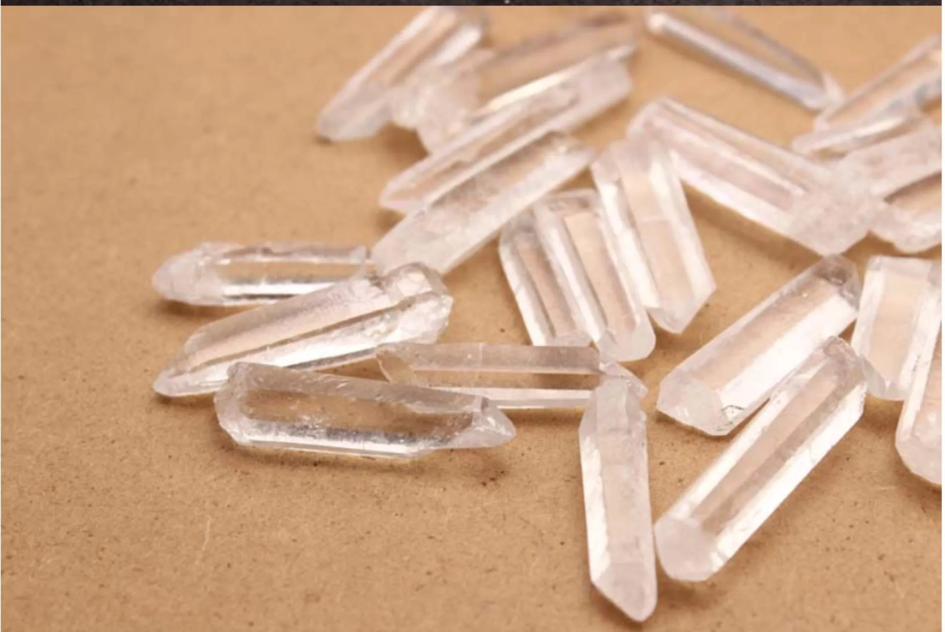  shipping&pouch!! wholesale 200g bulk small points clear quartz crystal mineral healing reiki & good lucky energy mineral wand