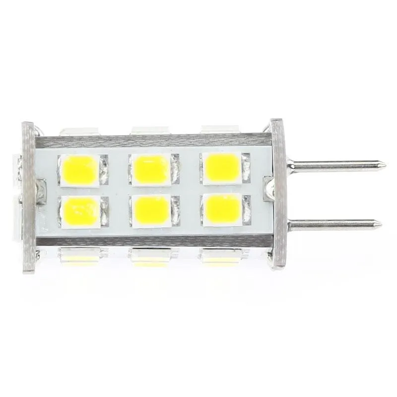 LED G6.35 lâmpada super brilhante alta potência 27led 2835smd como fonte de luz até 350LM DC12V AC12V Bulbo Dimmable 1 PCS / LOT