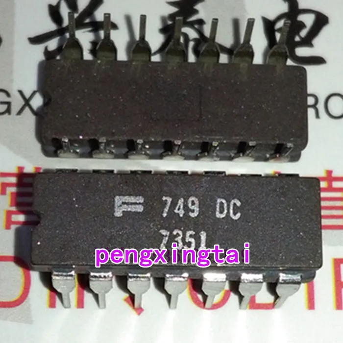 F749DC, UA749DC, 749DC, Componentes Eletrônicos Chips Amplificador operacional, 2 FUNC / DUAL / DUAL ENFIAS 14 PIN PIN DIP CERÂMICO. F749. Circuitos integrados CDIP-14 IC