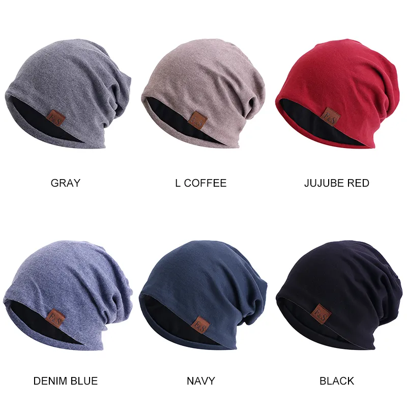 Neue Beanies Skullies Männer Frauen Hüte Doppelschicht Winddicht Warm Halten Outdoor Casual Hut Kahl Haarausfall Chemo Kappe