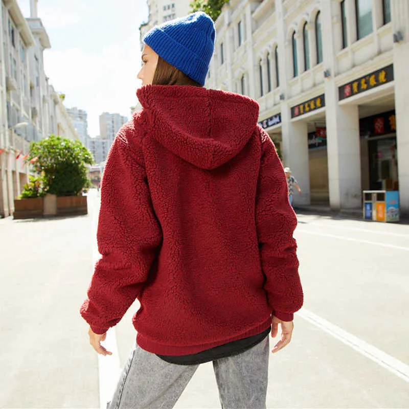 Half red half clearance blue hoodie