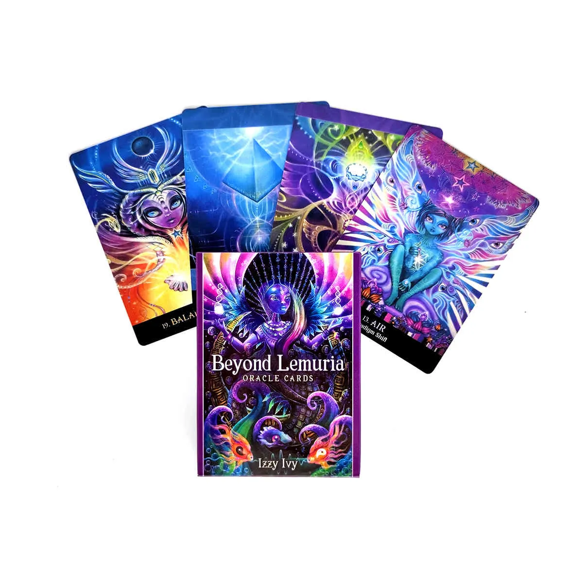 Помимо Lemuria Oracle Card Tarot Cards PDF Руководящие гадание Палуба Развлечения Partys Настольная игра Поддержка оптом 56 шт.