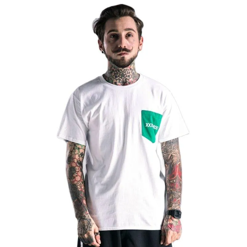 Compra Camisetas Para Hombres Estilo Coreano Bolsillo Simple Hombres  Camiseta Sólida Casual Manga Corta Camisetas Harajuku Top Tshirts Ropa De  Las Mujeres Para Adolescentes Ropa De Mu Barato | Entrega Rápida Y